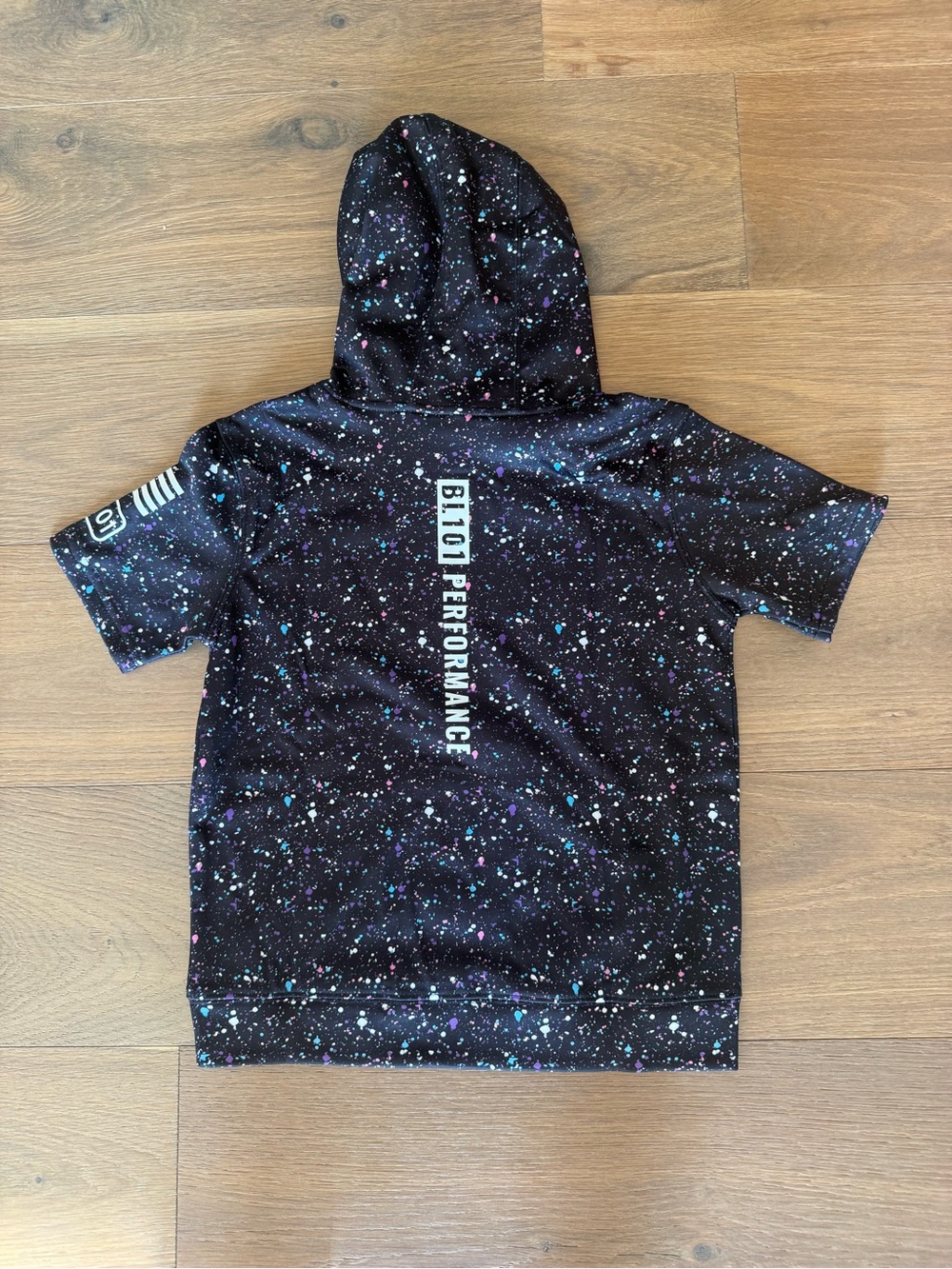 Baseball Lifestyle 101 - BSBL-SZN Short Sleeve Hoodie V2 Splatter Galaxy - Youth - Picture 2 of 2